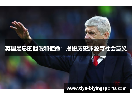 英国足总的起源和使命:揭秘历史渊源与社会意义 英国足总的起源和使命:揭秘历史渊源与社会意义